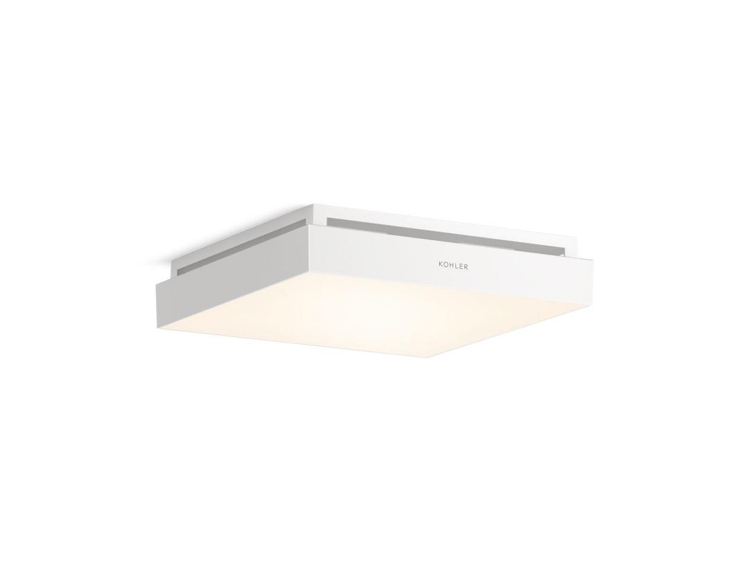 AtmoE 13-7/8'' x 13-7/8'' bathroom exhaust fan with light - Not Applicable by Kohler