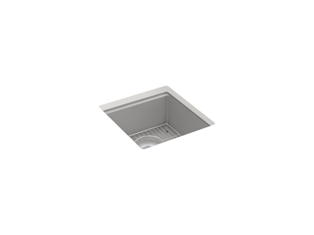 Kohler BillingsE 18'' undermount bar sink - Matte Grey by Kohler