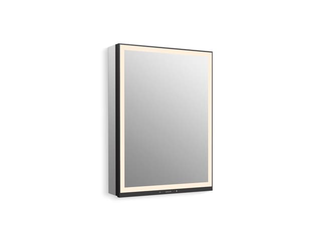 Kohler CollageE 24'' x 32'' lighted framed medicine cabinet, left-hinged - Not Applicable