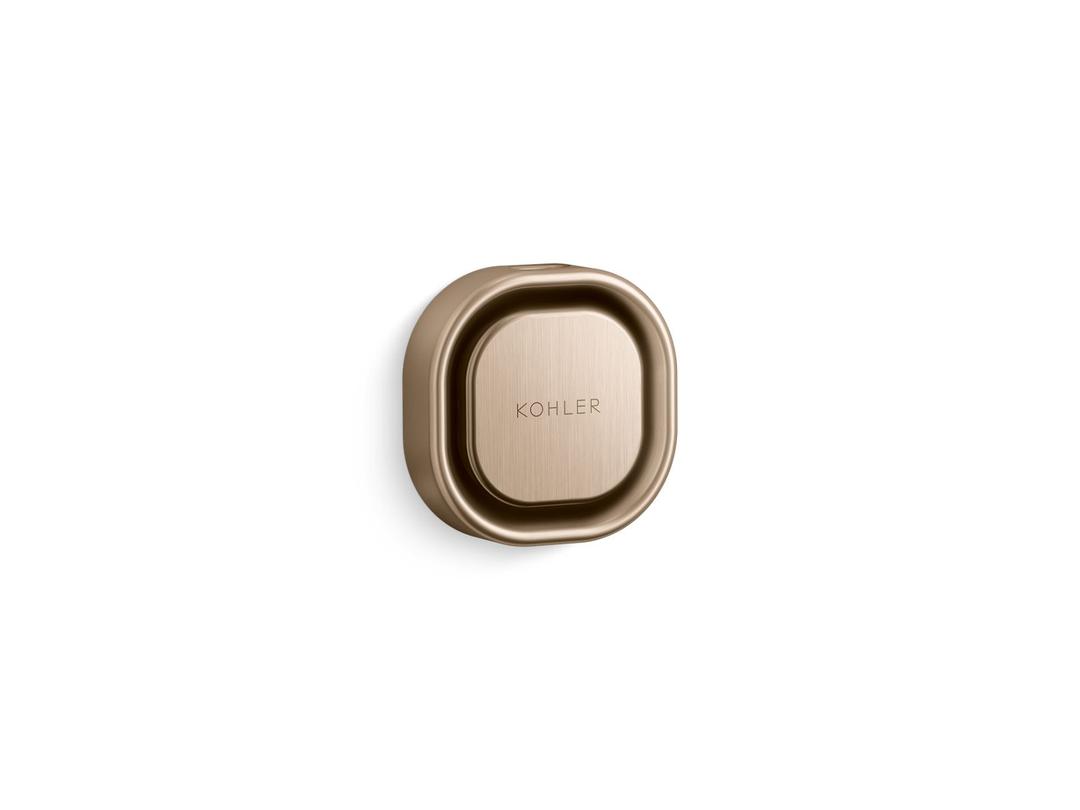 Kohler Invigoration Series Square steam head - Vibrant Brushed Bronze by Kohler