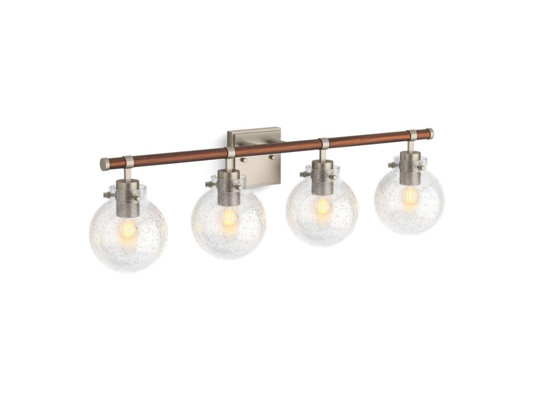 Kohler Holt Four-light sconce - Brushed Nickel by Kohler