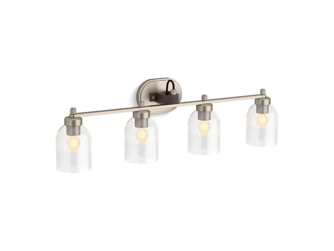 Kohler Tannage Four-light sconce - Brushed Nickel by Kohler