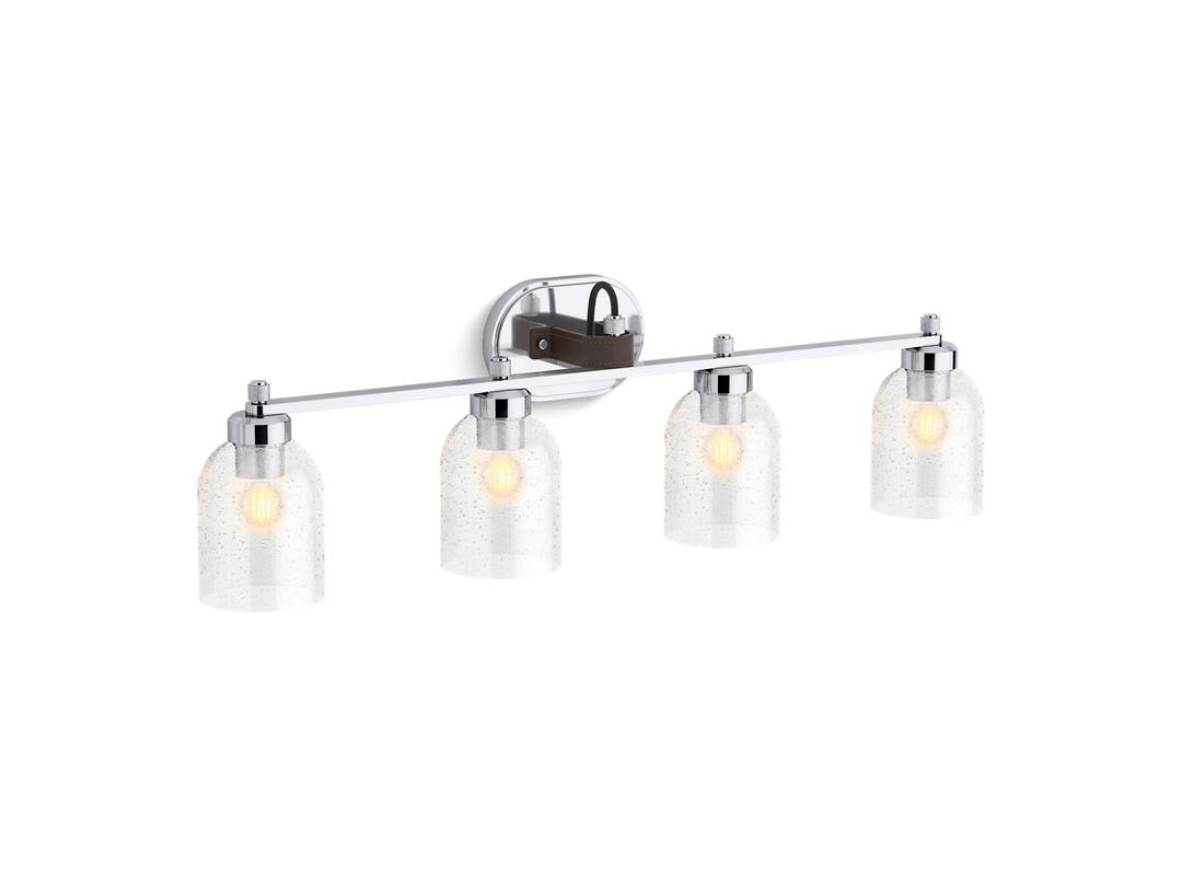 Kohler Tannage Four-light sconce - Polished Chrome by Kohler