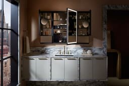 Products in use in close room view