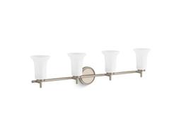 Bellera Four-light sconce with frosted shades - Polished Chrome - image 3