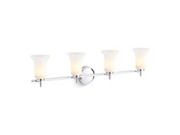 Bellera Four-light sconce with frosted shades - Polished Chrome - image 1