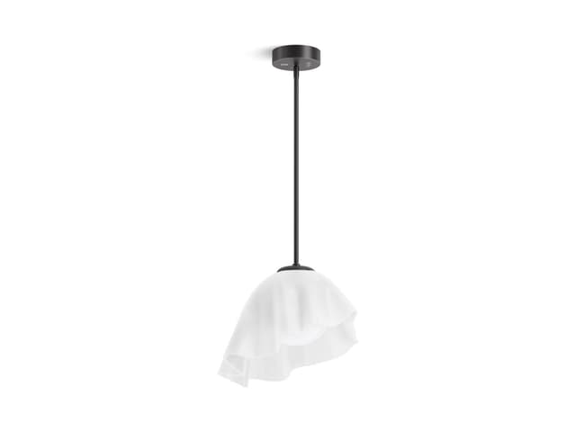 Kohler LandshapesE by Daniel Arsham 14-3/4'' pendant - Matte Black