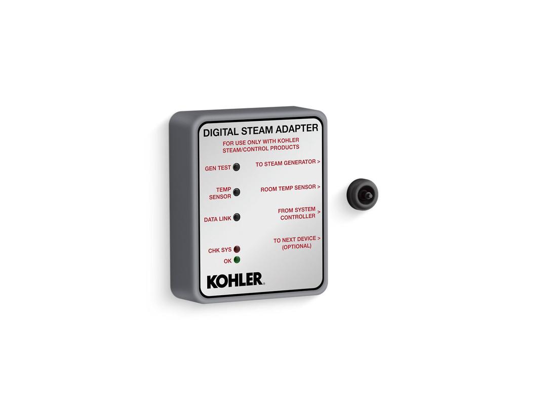 Kohler Invigoration Series Digital steam adapter - Matte Black by Kohler