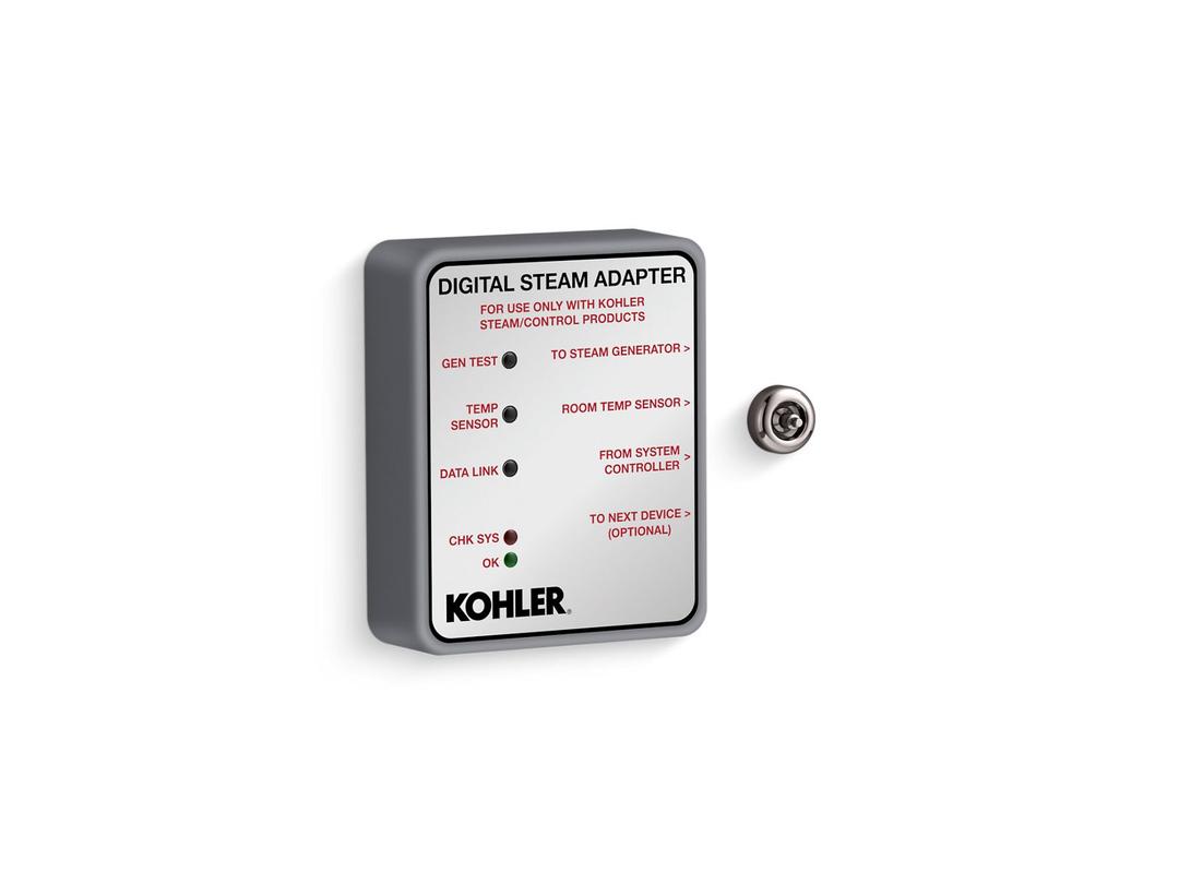 Kohler Invigoration Series Digital steam adapter - Vibrant Titanium by Kohler