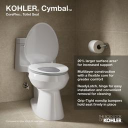 CymbalE ReadyLatch Quiet-CloseE elongated toilet seat - image 6