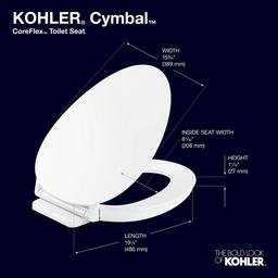 CymbalE ReadyLatch Quiet-CloseE elongated toilet seat - image 5