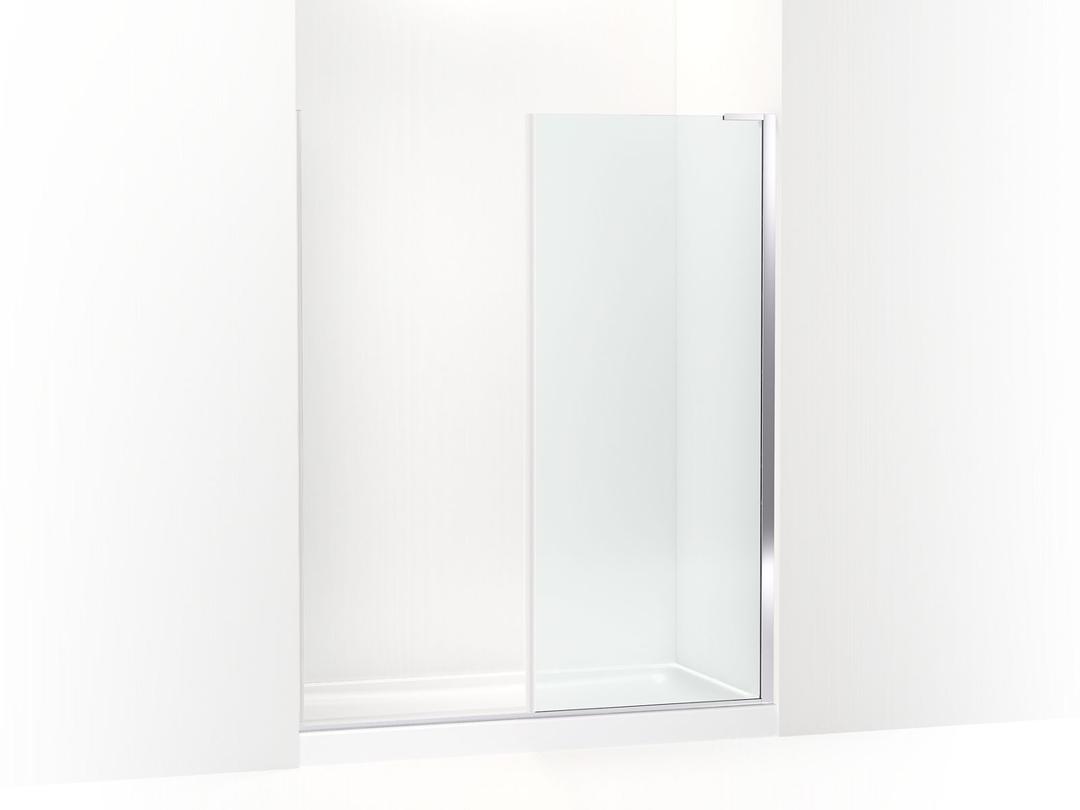 Kohler ComposedE 3/8'' fixed panel glass and hardware - Bright Polished Silver by Kohler