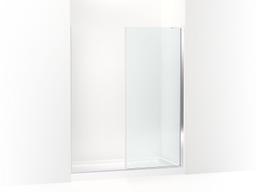 Kohler ComposedE 3/8'' fixed panel glass and hardware - Matte Black - image 2