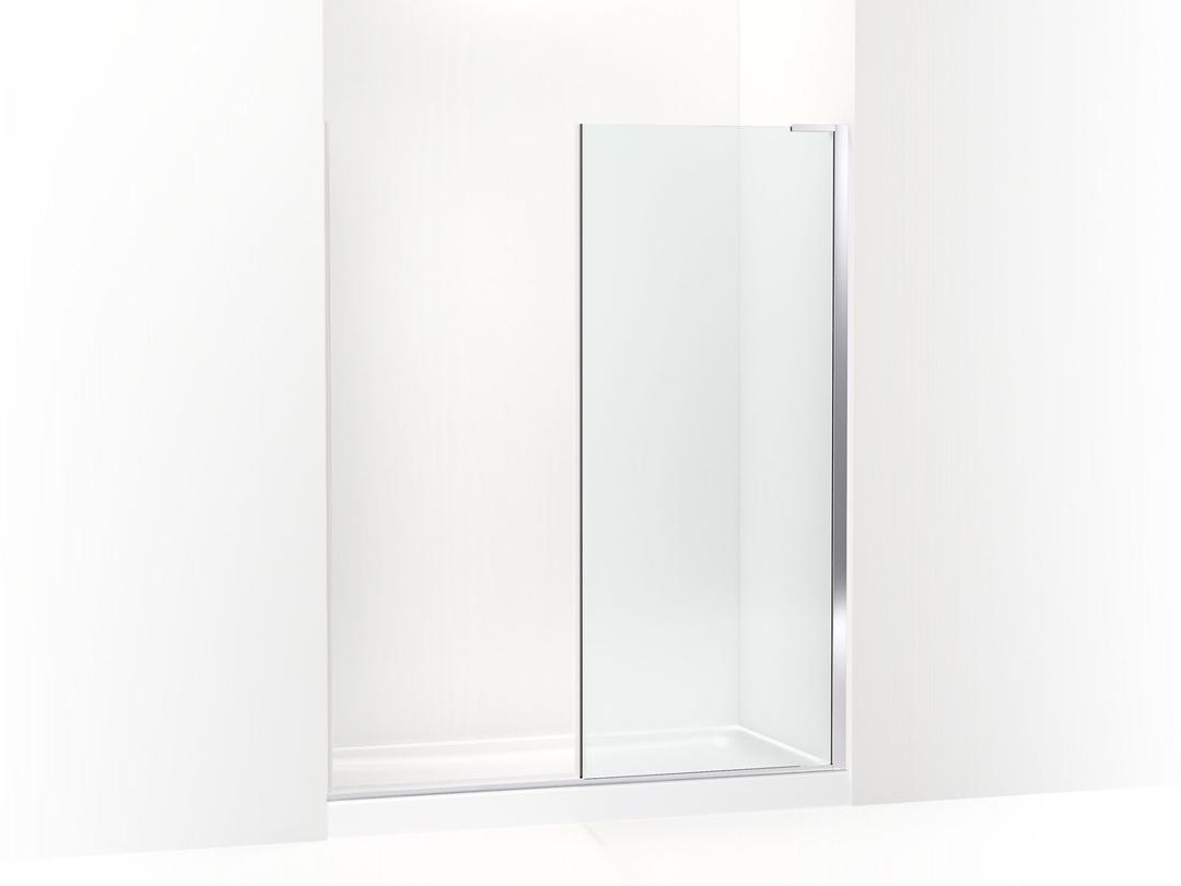 Kohler ComposedE 3/8'' fixed panel glass and hardware - Bright Polished Silver by Kohler