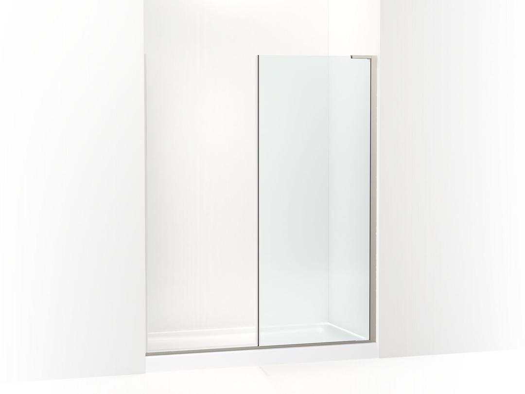 Kohler ComposedE 3/8'' fixed panel glass and hardware - Anodized Brushed Nickel by Kohler
