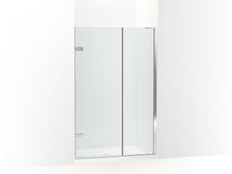 Kohler ComposedE 3/8'' pivot door glass and hardware, no handle - Matte Black - image 2