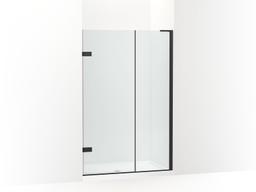 Kohler ComposedE 3/8'' pivot door glass and hardware, no handle - Matte Black - image 1