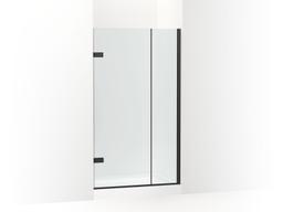 Kohler ComposedE 3/8'' pivot door glass and hardware, no handle - Matte Black - image 1