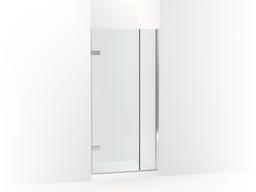 Kohler ComposedE 3/8'' pivot door glass and hardware, no handle - Matte Black - image 2