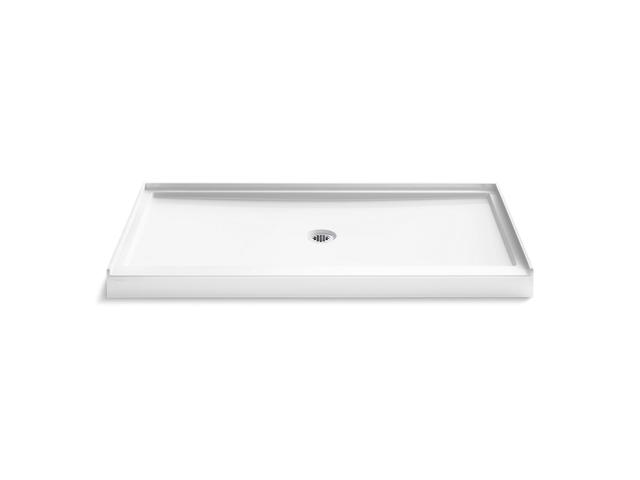 Stoneridge 66'' X 36'' Alcove Shower Base Center Drain