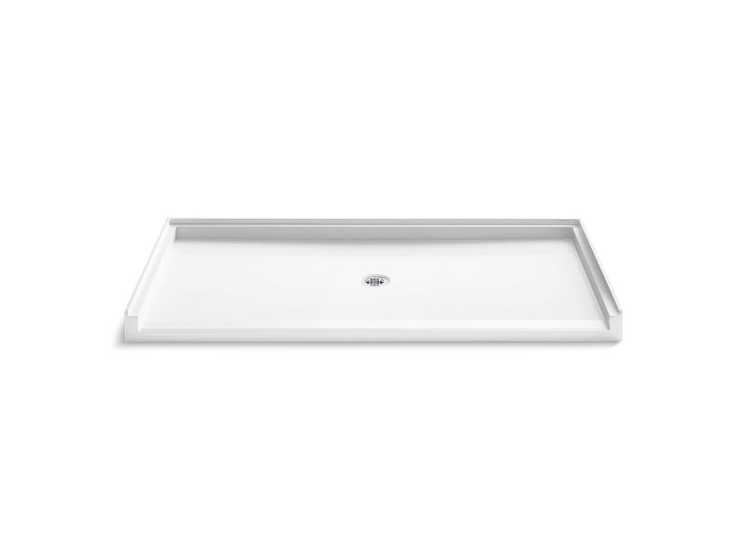 Stoneridge 72'' X 36'' Alcove Shower Base Center Drain by Kohler