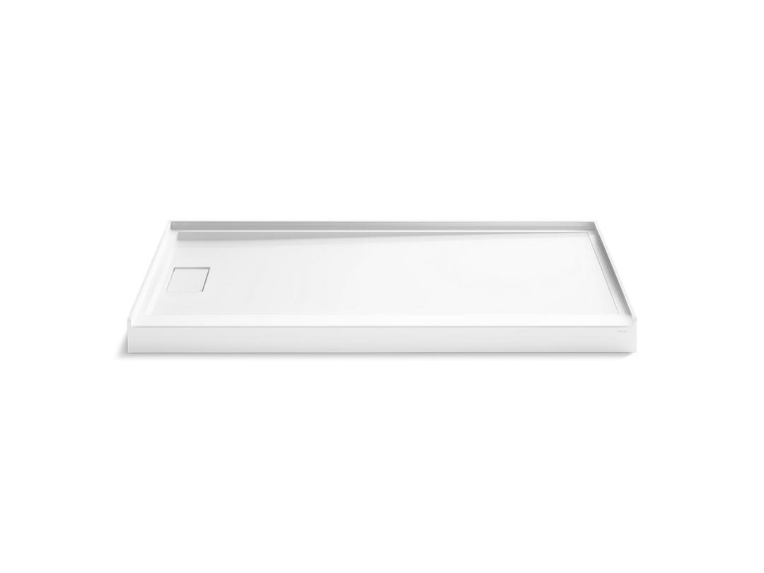 Stoneridge 66'' X 34'' Alcove Shower Base Left Drain by Kohler