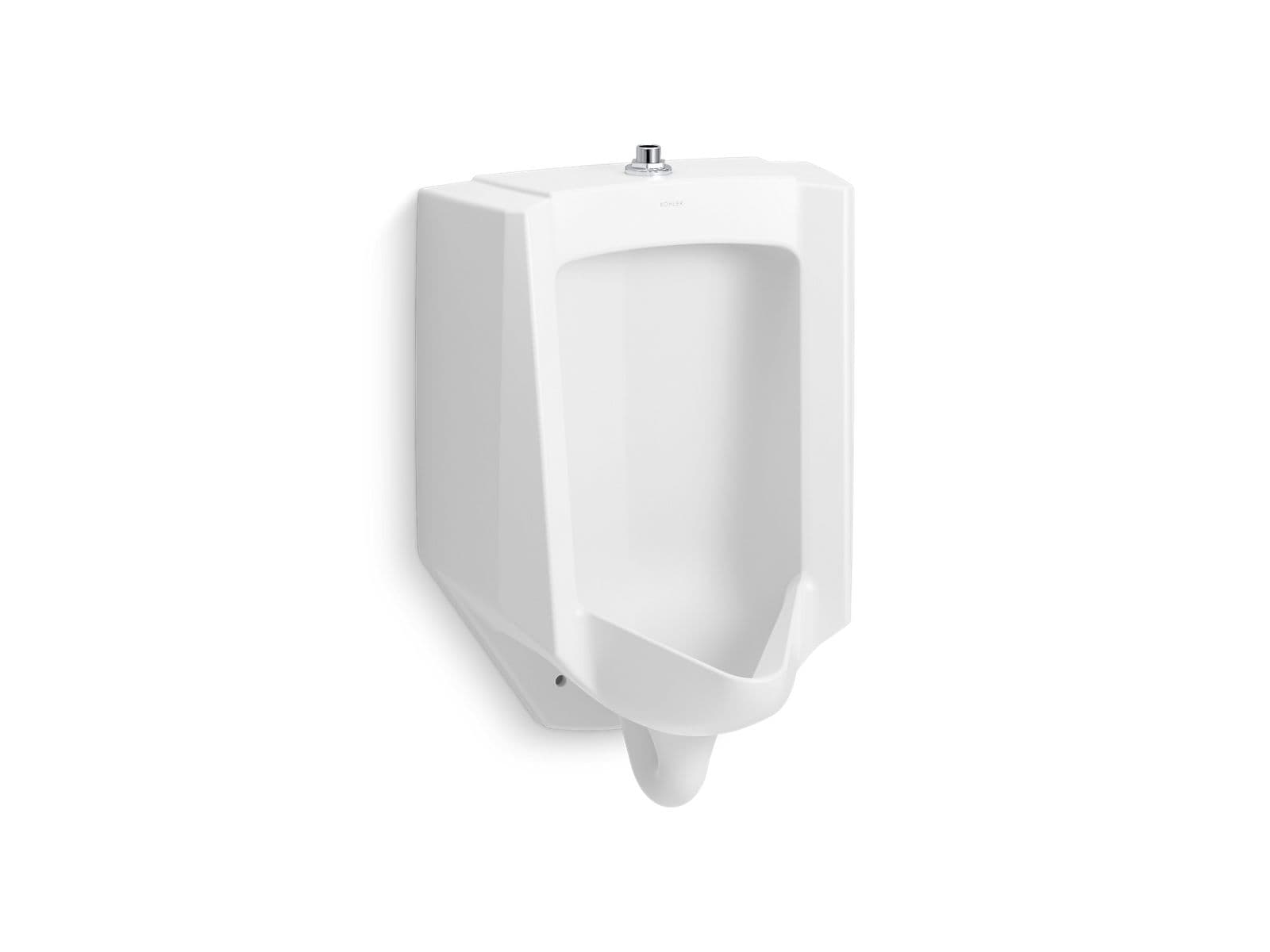 Kohler Bardon™ High-Efficiency Urinal (HEU), washout, wall-hung, 0.125 gpf to 1.0 gpf, top spud, antimicrobial by Kohler