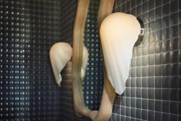 Kohler LandshapesE by Daniel Arsham 27'' x 39'' framed mirror - Stratified Birch - image 2