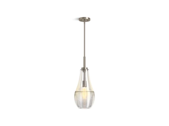 Kohler 8'' teardrop pendant - Brushed Nickel