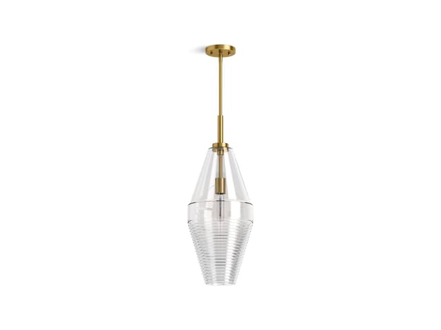 Kohler Diamond pendant - Brushed Moderne Brass