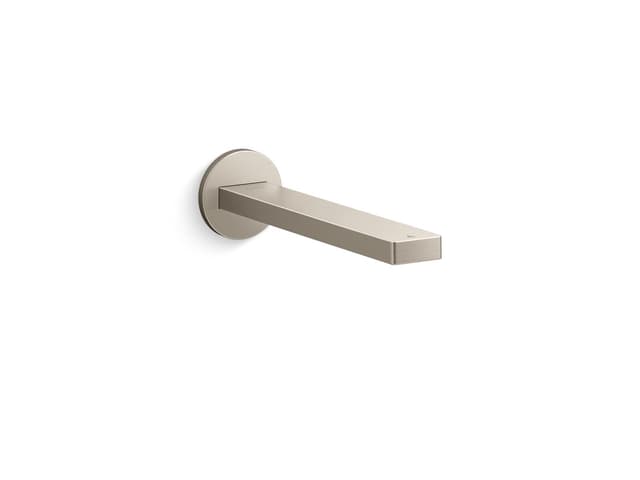 Kohler Composed Touchless single-hole lavatory faucet with Kinesis sensor technology, HES-powered, 0.5 gpm - Vibrant Brushed Nickel
