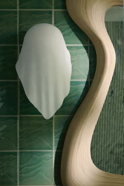 Shows close up detail of product in room