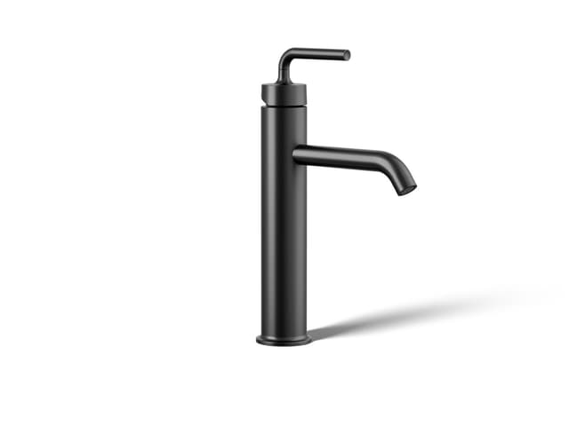 Kohler Purist Tall single-handle bathroom sink faucet with Lever handle, 1.2 gpm