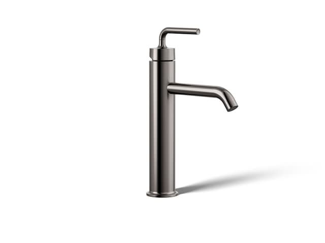 Kohler Purist Tall single-handle bathroom sink faucet with Lever handle, 1.2 gpm