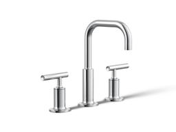 Kohler Purist Widespread bathroom sink faucet with Lever handles, 1.2 gpm - Matte Black - image 3