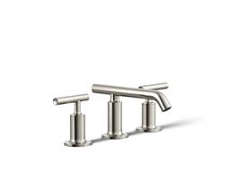 Kohler Purist Widespread bathroom sink faucet with Lever handles, 1.2 gpm - Vibrant Polished Nickel - image 3