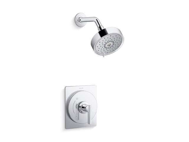 Kohler CastiaE by Studio McGee Rite-Temp shower trim kit, 2.5 gpm - Polished Chrome