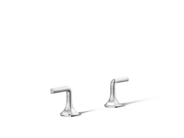 Kohler Occasion Lever bathroom sink faucet handles - Polished Chrome