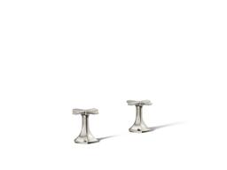 Kohler Occasion Cross bathroom sink faucet handles - Vibrant Polished Nickel - image 3
