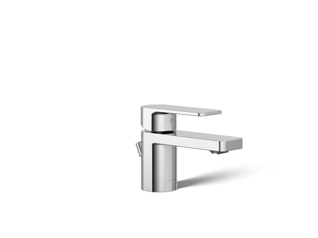 Kohler Parallel Low single-handle bathroom sink faucet, 1.0 gpm - Polished Chrome