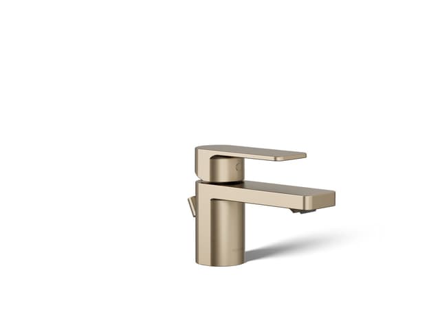 Kohler Parallel Low single-handle bathroom sink faucet, 1.0 gpm - Vibrant Brushed Bronze