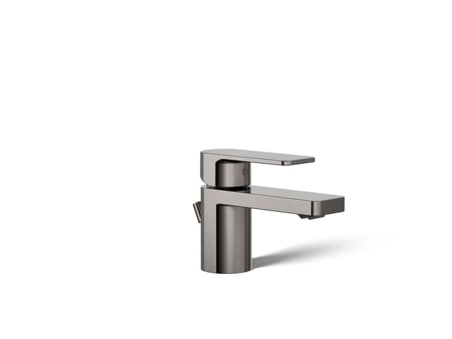 Kohler Parallel Low single-handle bathroom sink faucet, 1.0 gpm - Vibrant Titanium