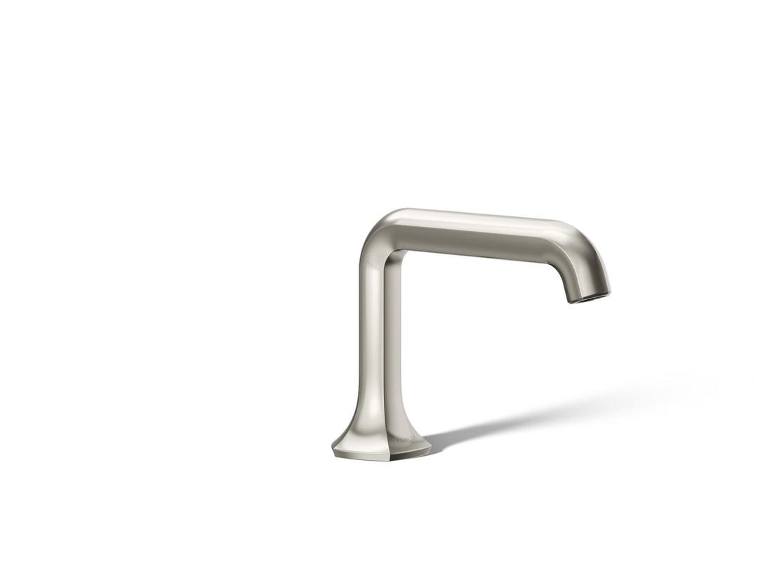Kohler Occasion Bathroom sink faucet spout with Straight design, 0.5 gpm - Vibrant Polished Nickel by Kohler