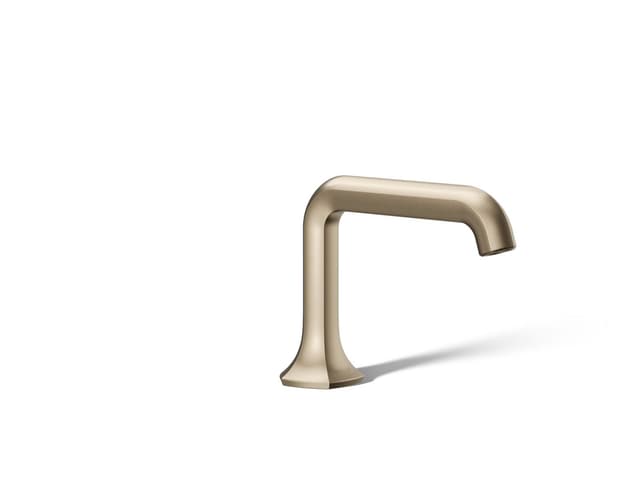 Kohler Occasion Bathroom sink faucet spout with Straight design, 1.2 gpm - Vibrant Brushed Bronze