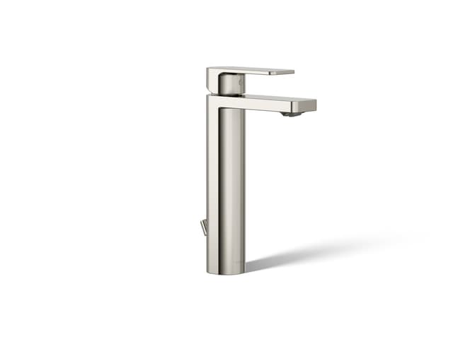 Kohler Parallel Tall single-handle bathroom sink faucet, 1.0 gpm - Vibrant Polished Nickel