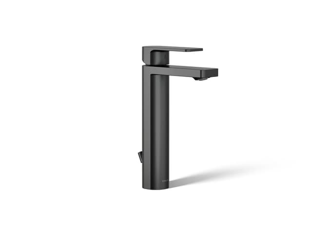 Kohler Parallel Tall single-handle bathroom sink faucet, 1.0 gpm - Matte Black