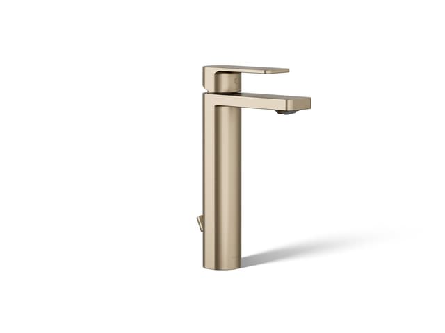 Kohler Parallel Tall single-handle bathroom sink faucet, 1.0 gpm - Vibrant Brushed Bronze