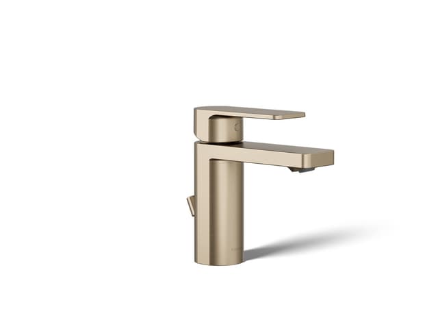 Kohler Parallel Single-handle bathroom sink faucet, 1.0 gpm - Vibrant Brushed Bronze