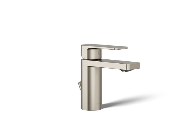 Kohler Parallel Single-handle bathroom sink faucet, 1.0 gpm - Vibrant Brushed Nickel