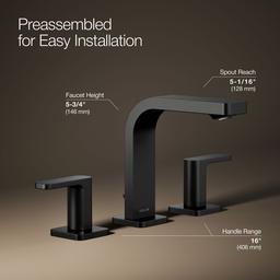 Parallel Widespread bathroom sink faucet, 1.0 gpm - image 19